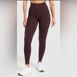 Gymshark Corset Seamless Leggings Heritage Brown Size Small